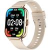 XGVIEGZ Smart Watch per donne e uomini, smartwatch da 2 pollici con cardiofrequenzimetro, ossigeno nel sangue e monitoraggio del sonno, orologio fitness tracker (effetto/risposta chiamata), orologio