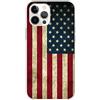 Mixroom - Cover Custodia Back case In TPU Silicone Morbido Per iPhone 16 Pro Max Fantasia Bandiera America USA C48
