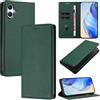 XINYEXIN Cover per Samsung Galaxy A07, Custodia Portafoglio in Pelle Cover Folio a Libro con Slot per Porta Carte Supporto Magnetica Flip Case - Verde