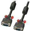 Lindy 36371 Cavo Monitor S-VGA, Nero, 0.5,m