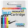 Mondo Stampa 4 Cartucce d'Inchiostro compatibili con Epson 502XL per Expression Home XP-5100 XP-5105 XP-5115 WorkForce WF-2860DWF WF-2865DWF