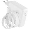 Quanlex Caricatore USB-C Rapido 2 Porte 116W, Compatibile con MacBook Pro/Air 13-16 pollici (2018-2026, M1-M5), iPhone, iPad e dispositivi USB-C, Inclusi 2 cavi (USB-C & Lightning) (96W+20W)