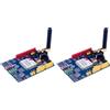 TECNOULAB 2 pezzi moduli SIM900 GPRS/gsm Shield Development Board Quad Band con antenna + regalo