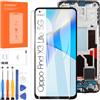 Arbilato Schermo LCD per Oppo Find X3 Lite 5G CPH2145 Schermo LCD Digitalizzatore Schermo Schermo LCD Assemblea con Strumento di Installazione (Nero con Telaio)