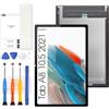 Arbilato Schermo LCD per Samsung Galaxy Tab A8 10.5 2021 SM-X200, Digitalizzatore Schermo Sostituzione SM-X205 Display Pannello Assembly Kit(nero)