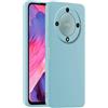 HULLIN Custodia per Telefono in Silicone Colorato, Adatta per HONOR Magic5 Lite 5G (6.67) - Azzurro