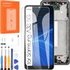 Arbilato Schermo LCD per Samsung Galaxy A33 5G LCD Display Touch Screen Sostituzione SM-A336E SM-A336B Digitalizzatore Vetro Assemblaggio Riparazione Kit(Nero con Telaio)