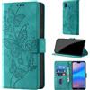 CaseGla Cover per Huawei P20 Lite, Turchese | Blocco RFID, Portafoglio Pelle PU, Flip Libro, Porta Carte, Magnetica Libretto, Antiurto Protezione Completa