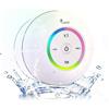 LEICKE Altoparlante Bluetooth DJ Roxxx Shower | Altoparlante doccia impermeabile con ventosa, altoparlante wireless portatile compatibile con Siri (iOS) Apple Home Kit e Google Assistant
