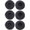 PolyGen Cuscinetti auricolari PolyGen per ATH-FC700 FC707 con memory foam elastico per una vestibilità Sicurezza, kit di sostituzione cuscinetti auricolari per cuffie da 65 mm per DJ1200 (Nera)