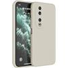 Topme Cover per HONOR 90 5G (6.7 Inches) Custodia Case, Protezione Della Pelle Della Custodia in Silicone Tpu - Bianco antico