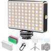 SEAEYES 80 LED Video Lumina, Portabile USB Foto Lumina Dimmabile 2500-9000K CRI 95 + Batteria con Filtri Colorati e Clip, Lampada Foto per Telefono/Pad/Computer Portabile/Fotocamera