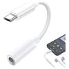 Generic Jack da USB C a 3,5 mm | Dongle audio | Cavo Dongle | Adattatore jack per cuffie per smartphone Laptop Cuffie Chiamate Conferenze Registrazione Studio Apparecchiature DJ