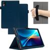 MEMELOKA Custodia per Acer Iconia Tab V11 (V11-11-81BJ), Leggera e Sottile Custodia in Pelle PU con Cinturino da Polso, Morbido Cover con Funzione di Supporto, Blu