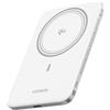 UGREEN MagFlow Air Qi2 15W Batteria Esterna Ultrasottile 5000mAh Cavo USB C PD 20W Compatibile con MagSafe per iPhone 17 16 15 14 13 12 Air Plus Pro Max Power Bank Carica Magnetica (Bianco)