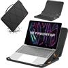 Smatree MS56 Custodia protettiva rigida in EVA con stand compatibile per 14 pollici Acer Swift 14 AI Copilot+PC, Predator Triton 300 SE PT314/Triton 14,per 14,5 pollici Acer Swift Go 14 AI Copilot+PC