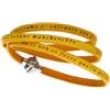 Holyart Bracciale AMEN frase Madre Teresa di Calcutta Italiano gialla, 57 cm (22.46 inc.)