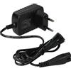 vhbw Alimentatore compatibile con i modelli Panasonic ER-161 e ER-1611 di taglia capelli e rifinitore - Lunghezza cavo: 9,4 cm