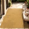 Paco Home Tappeto per interni ed esterni a trama piatta monocromatico moderno resistente alle intemperie per terrazza cucina dimensioni 300x400 cm