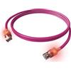 EasyLan Cavo patch EasyLan DualBoot LED RJ45 S/FTP Cat.6A (Classe EA), con connettore saCon, LSOH, viola, 1,5 m