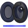 MMOBIEL Cuscinetti di ricambio per Sony WH-1000XM4 - Cuffie inPoliuretanoproteico - Blu