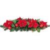 OEM WRC-10078, rosso, 76 cm, portacandele pre-decorato."