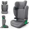kk Kinderkraft Kinderkraft JUNIOR FIX2 PRO I-SIZE Seggiolino auto 15-36 kg, Gruppo 2-3, 100-150 cm, con Isofix, Poggiatesta regolabile, Sistemi di sicurezza, Leggero Facile da trasportare, Facile da pulire, Grigio