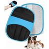 JIMYIU Set di 2 Guanti elettrostatici Anti-Pelo, Versione Rinforzata e migliorata - riutilizzabili e Lavabili, per Cani e Gatti, per Divano, tappeti, seggiolino Auto, Vestiti e mobili, Blu