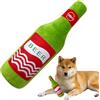 Generico Giocattoli Cagnolini Squeaky | Giocattolo a Forma di Bottiglia di Vino,Giocattoli in Peluche per Cani | per Addestramento Cuccioli Noia Rosicchiamento Interno Esterno Gabbia Arricchimento