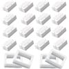 Carkio Cupcake Ceramic Pet Fountain, 20 filtri di ricambio per cupcake in ceramica a 360° (16 filtri + 4 sponges)