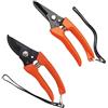 BE-TOOL 2 cesoie multiuso 3cr13 in acciaio inox per taglio di alberi di pecora, agnello, zoccoli e cavalli (dritto+curvo)