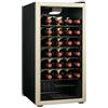 Générique Cantina per vino di servizio 22 bottiglie - Telaio in acciaio inox - Doppia vetrata - 6 a 14°C