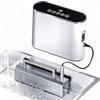 XGHDPBM Lavastoviglie ad Ultrasuoni 40KHZ nel Lavello, Detergente for Lavastoviglie Elettrico Portatile a 360° con Controllo Touch, Macchina for la Pulizia di Frutta e Verdura, Lavaggio Rapido in 6-18 Minuti