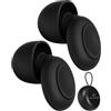 Senner Sleep Tappi per Orecchie per Dormire per Chi Dorme sul Fianco, Tappi Auricolari in Silicone Morbido contro Russamento & Rumore, SNR 21 dB, EN 352-2, 4 Misure XS/S/M/L, Riutilizzabili