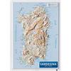 Liarminoo Sardegna 1:1.000.000 (carta in rilievo da banco cm 31,2x22,55)