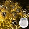 COEKI Catena Luminosa a Batteria con Timer, Marocchine 5M 20 LED Luce Calda per Interni, Fairy Lights Decorativo per Camera, Soggiorno, Balcone, Festa Ideale per Natale e Decorazione della Casa