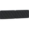 vidaXL Cuscino Testiera Nero 200 cm in Velluto