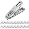DGSLWH 40 pezzi Mollette per Bucato, Mollette per Bucato Antiscivolo, Mollette Acciaio Inox, Mollette, Adatto per linee di lavanderia, sacchetti snack, asciugamani e foto in casa, cucina, ufficio (4.5cm)