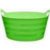 Garronda Cesto Multiuso in Plastica Flessibile 15 L per Casa Bagno Giardino e Giochi Bambini con Manici Ergonomici Organizzazione e Trasporto Verde GD-0181