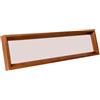 LeeQinersw Cornice a Parete in Legno, Cornici per Poster Di Rettangolare per Foto, Poster, Puzzle, Desiderano Esporre Calligrafia O Opere D'arte in Modo Elegante, Colore Noce, 14x42 Cm
