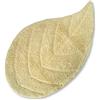 CASAbella Eva Tappeto Bagno Foglia 100% Cotone - Morbido - cm 50x90 (Ecru)
