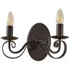 Lucande Applique dimmerabile (Country) colore Marrone, in Metallo ad es. Corridoio applique