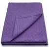 Generico VFG ITALY Copritutto Loneta Gran Foulard Telo Arredo Versatile per Divano, Letto o Poltrona - Fantasia Tinta Unita - Viola - Doppio