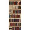 A.Monamour Adesivo Porta Autoadesiva 3D Libreria Piena Di Libri Vintage Vinile PVC Adesivi per Porte Interne Pellicola Adesiva Poster Sticker Murale Parete Carta da Parati