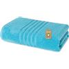 Lavea® 1 Telo Sauna 80x200 cm in Spugna di Cotone Bio 100% Morbidi e Assorbenti, per Casa Hotel Spa - Ideali anche come Asciugamani Doccia - Turchese