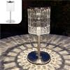 Gadgy Lampada da tavolo solare per esterni - Lampada solare a LED con effetto cristallo - Lampada da tavolo decorativa per esterni - Luce notturna automatica - Resistente agli schizzi