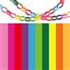 Morcheiong 600Pcs Catene di Carta Strisce di Carta di Colore Luminoso per Classroom Casa Partito Decorazione Forniture