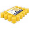 Horeca Candles - Candele Tealight alla Citronella - Set da 24 Candele Profumate - Durata di Combustione 24 Ore - Lumini da Esterno, Balcone, Picnic, Campeggio