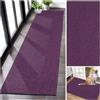 GmyoieqI Tappeto Passatoia Corridoio Lungo Tappeti Cucina Lavabile Antiscivolo Moderna Tappeto per Cucina al Metro 60 x 180 cm Tappeti Runner Ingresso Ingresso per Ufficio Entrata Bagno Salotto Viola