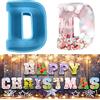 Yanmucy Stampi in silicone 3D alfabeto grande a forma di lettera epossidica per resina tampi fai da te in resina per lettere di cioccolato per compleanno matrimonio festa di Natale decorazioni artigianali